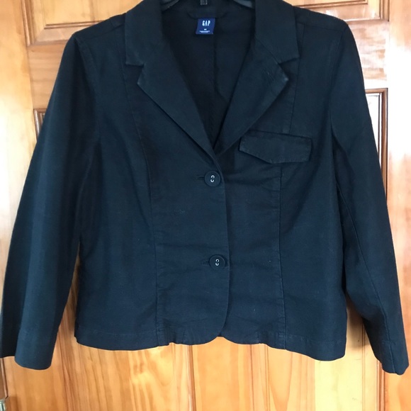 Gap Black 2 button blazer size 12 - Picture 1 of 5